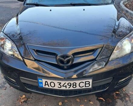 Черный Мазда 3, объемом двигателя 1.56 л и пробегом 233 тыс. км за 5200 $, фото 1 на Automoto.ua