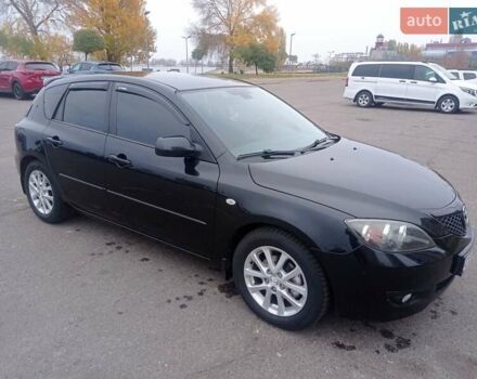 Черный Мазда 3, объемом двигателя 1.6 л и пробегом 165 тыс. км за 6100 $, фото 3 на Automoto.ua
