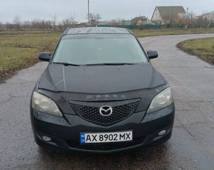 Черный Мазда 3, объемом двигателя 1.6 л и пробегом 256 тыс. км за 4600 $, фото 1 на Automoto.ua