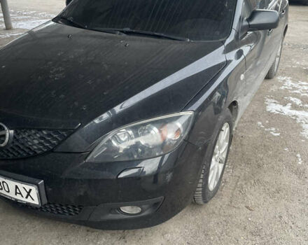 Черный Мазда 3, объемом двигателя 1.6 л и пробегом 136 тыс. км за 5500 $, фото 1 на Automoto.ua