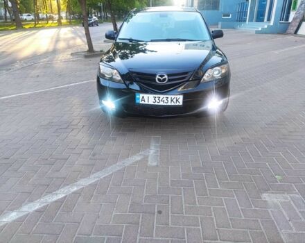 Черный Мазда 3, объемом двигателя 2 л и пробегом 298 тыс. км за 4600 $, фото 1 на Automoto.ua