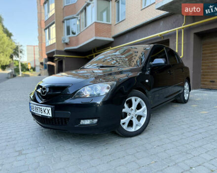 Черный Мазда 3, объемом двигателя 1.6 л и пробегом 205 тыс. км за 6400 $, фото 1 на Automoto.ua