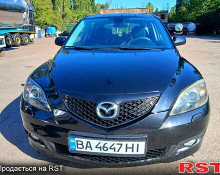 Черный Мазда 3, объемом двигателя 1.6 л и пробегом 196 тыс. км за 6700 $, фото 1 на Automoto.ua