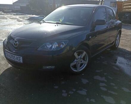 Черный Мазда 3, объемом двигателя 2 л и пробегом 160 тыс. км за 5800 $, фото 6 на Automoto.ua