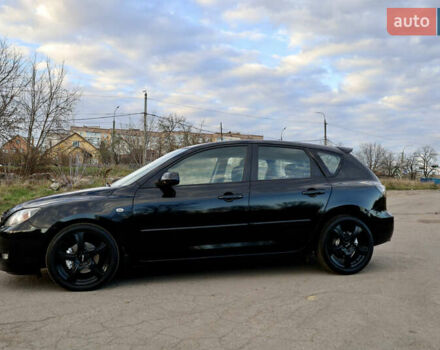 Черный Мазда 3, объемом двигателя 1.6 л и пробегом 183 тыс. км за 7499 $, фото 2 на Automoto.ua