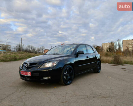 Черный Мазда 3, объемом двигателя 1.6 л и пробегом 183 тыс. км за 7499 $, фото 1 на Automoto.ua