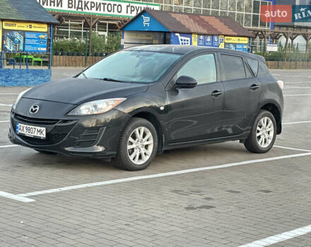 Черный Мазда 3, объемом двигателя 1.6 л и пробегом 127 тыс. км за 7500 $, фото 1 на Automoto.ua