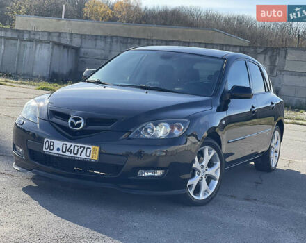 Черный Мазда 3, объемом двигателя 1.6 л и пробегом 107 тыс. км за 7400 $, фото 1 на Automoto.ua