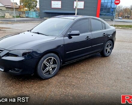 Черный Мазда 3, объемом двигателя 2 л и пробегом 173 тыс. км за 4600 $, фото 2 на Automoto.ua