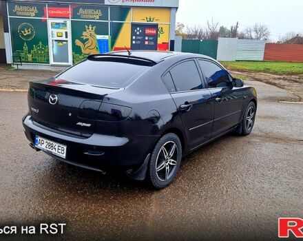 Черный Мазда 3, объемом двигателя 2 л и пробегом 173 тыс. км за 4600 $, фото 4 на Automoto.ua