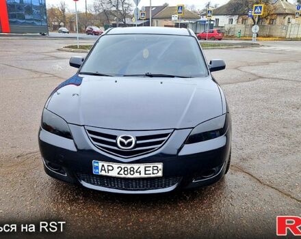 Черный Мазда 3, объемом двигателя 2 л и пробегом 173 тыс. км за 4600 $, фото 1 на Automoto.ua