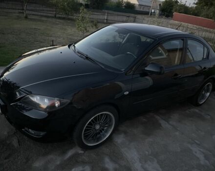 Черный Мазда 3, объемом двигателя 1.6 л и пробегом 173 тыс. км за 6100 $, фото 2 на Automoto.ua