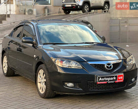 Черный Мазда 3, объемом двигателя 1.6 л и пробегом 232 тыс. км за 6740 $, фото 3 на Automoto.ua