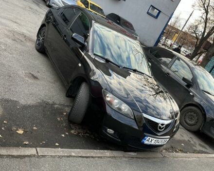 Черный Мазда 3, объемом двигателя 2 л и пробегом 166 тыс. км за 6000 $, фото 1 на Automoto.ua