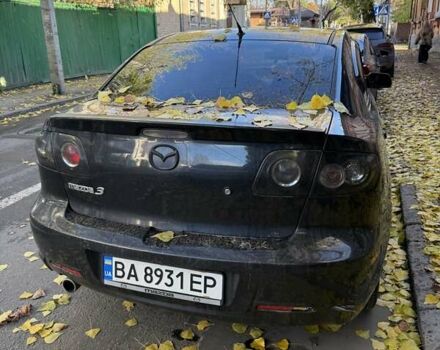 Черный Мазда 3, объемом двигателя 2 л и пробегом 218 тыс. км за 4000 $, фото 1 на Automoto.ua