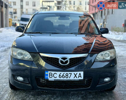 Черный Мазда 3, объемом двигателя 1.6 л и пробегом 210 тыс. км за 3950 $, фото 1 на Automoto.ua
