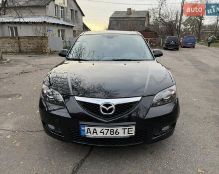 Черный Мазда 3, объемом двигателя 1.6 л и пробегом 189 тыс. км за 4300 $, фото 1 на Automoto.ua