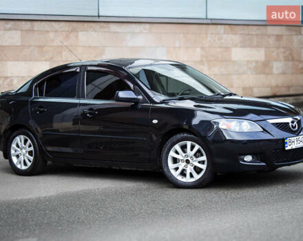 Черный Мазда 3, объемом двигателя 1.6 л и пробегом 185 тыс. км за 6350 $, фото 2 на Automoto.ua