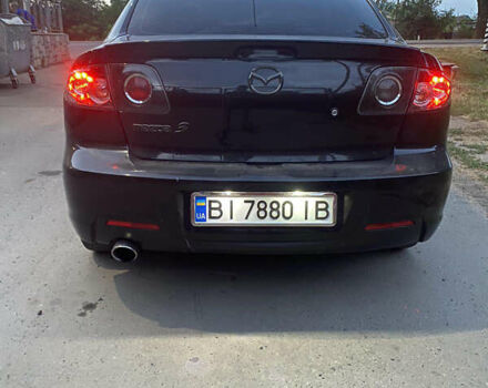 Черный Мазда 3, объемом двигателя 2 л и пробегом 204 тыс. км за 6700 $, фото 3 на Automoto.ua
