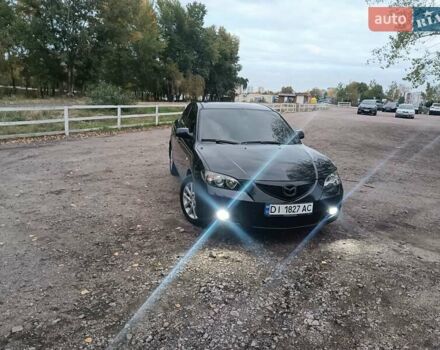 Черный Мазда 3, объемом двигателя 2 л и пробегом 221 тыс. км за 5700 $, фото 1 на Automoto.ua