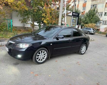 Черный Мазда 3, объемом двигателя 1.6 л и пробегом 185 тыс. км за 7750 $, фото 1 на Automoto.ua