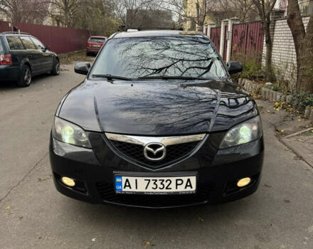 Черный Мазда 3, объемом двигателя 1.6 л и пробегом 255 тыс. км за 5650 $, фото 1 на Automoto.ua