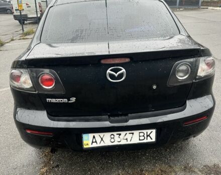 Черный Мазда 3, объемом двигателя 1.6 л и пробегом 135 тыс. км за 4900 $, фото 1 на Automoto.ua