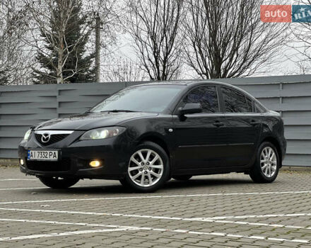 Черный Мазда 3, объемом двигателя 1.6 л и пробегом 256 тыс. км за 5450 $, фото 1 на Automoto.ua