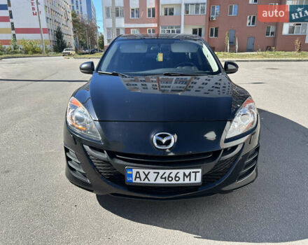 Черный Мазда 3, объемом двигателя 1.6 л и пробегом 185 тыс. км за 7600 $, фото 1 на Automoto.ua
