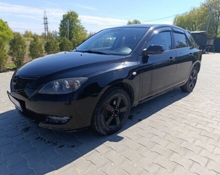 Черный Мазда 3, объемом двигателя 1.6 л и пробегом 327 тыс. км за 4000 $, фото 1 на Automoto.ua