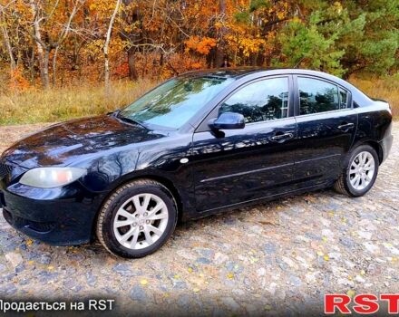 Черный Мазда 3, объемом двигателя 1.6 л и пробегом 218 тыс. км за 4450 $, фото 1 на Automoto.ua