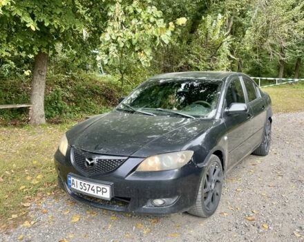 Черный Мазда 3, объемом двигателя 1.6 л и пробегом 222 тыс. км за 3500 $, фото 1 на Automoto.ua