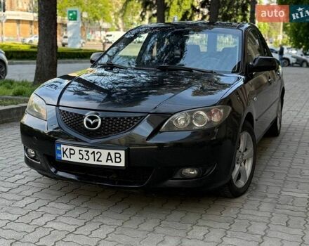 Черный Мазда 3, объемом двигателя 1.6 л и пробегом 156 тыс. км за 3450 $, фото 1 на Automoto.ua