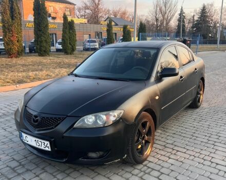 Черный Мазда 3, объемом двигателя 1.6 л и пробегом 200 тыс. км за 1800 $, фото 1 на Automoto.ua