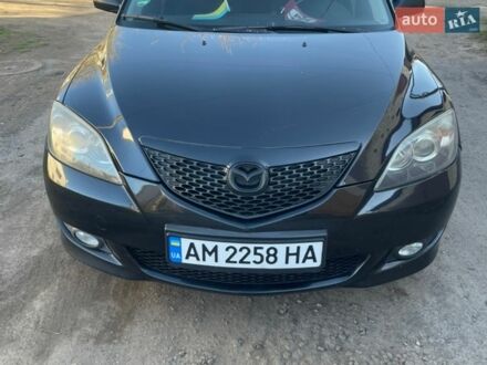 Черный Мазда 3, объемом двигателя 1.6 л и пробегом 280 тыс. км за 5700 $, фото 1 на Automoto.ua