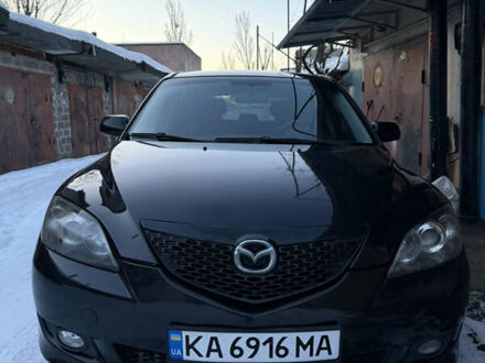 Черный Мазда 3, объемом двигателя 1.6 л и пробегом 202 тыс. км за 4900 $, фото 1 на Automoto.ua