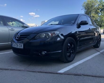Черный Мазда 3, объемом двигателя 2 л и пробегом 196 тыс. км за 3200 $, фото 1 на Automoto.ua