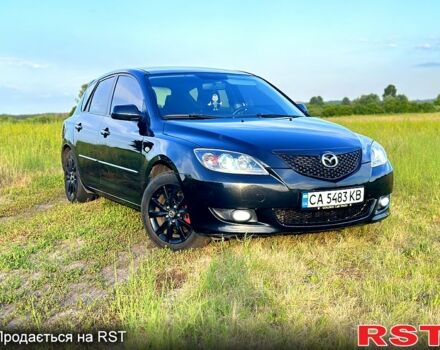 Черный Мазда 3, объемом двигателя 1.6 л и пробегом 320 тыс. км за 4200 $, фото 1 на Automoto.ua