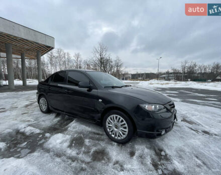 Черный Мазда 3, объемом двигателя 2 л и пробегом 266 тыс. км за 3950 $, фото 1 на Automoto.ua
