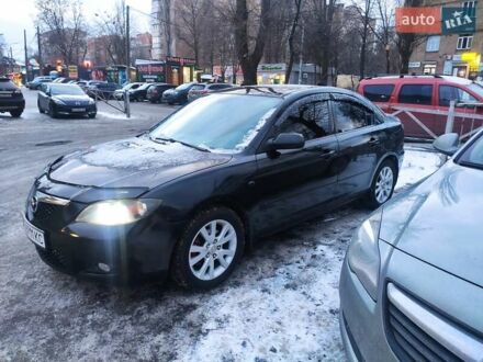 Черный Мазда 3, объемом двигателя 1.6 л и пробегом 250 тыс. км за 7000 $, фото 1 на Automoto.ua