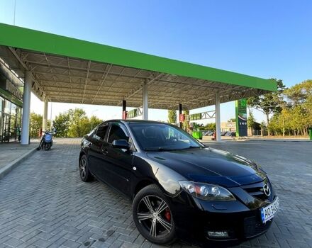 Черный Мазда 3, объемом двигателя 2 л и пробегом 259 тыс. км за 6000 $, фото 1 на Automoto.ua