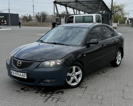Черный Мазда 3, объемом двигателя 1.6 л и пробегом 250 тыс. км за 4550 $, фото 1 на Automoto.ua