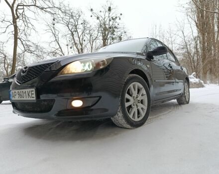 Черный Мазда 3, объемом двигателя 1.6 л и пробегом 217 тыс. км за 5350 $, фото 1 на Automoto.ua