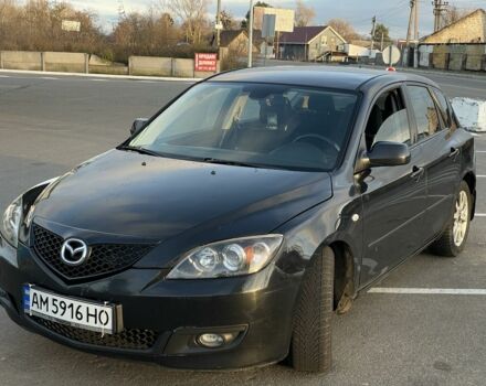 Черный Мазда 3, объемом двигателя 1.6 л и пробегом 360 тыс. км за 3700 $, фото 1 на Automoto.ua