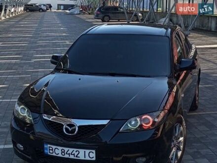 Черный Мазда 3, объемом двигателя 1.6 л и пробегом 213 тыс. км за 3800 $, фото 1 на Automoto.ua