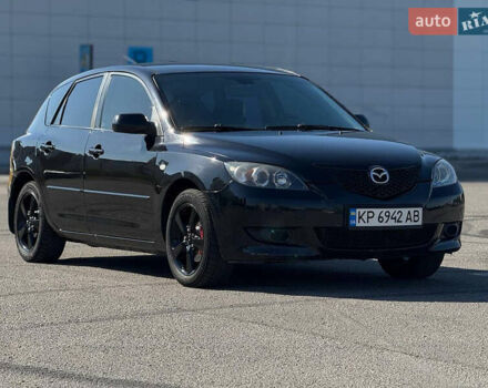 Черный Мазда 3, объемом двигателя 1.6 л и пробегом 192 тыс. км за 5700 $, фото 1 на Automoto.ua