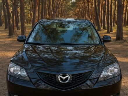 Черный Мазда 3, объемом двигателя 1.6 л и пробегом 173 тыс. км за 5300 $, фото 1 на Automoto.ua