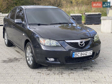 Черный Мазда 3, объемом двигателя 1.6 л и пробегом 203 тыс. км за 4350 $, фото 1 на Automoto.ua