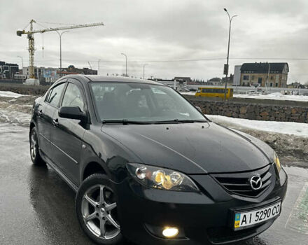 Черный Мазда 3, объемом двигателя 1.6 л и пробегом 243 тыс. км за 4400 $, фото 1 на Automoto.ua