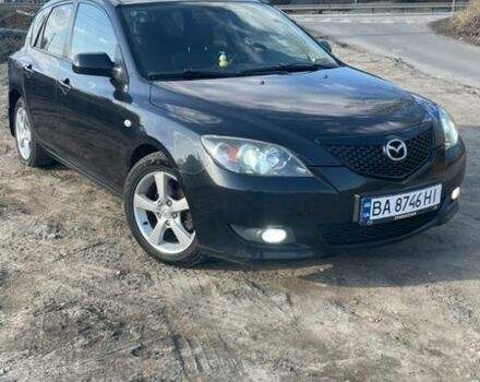 Черный Мазда 3, объемом двигателя 1.6 л и пробегом 146 тыс. км за 4500 $, фото 1 на Automoto.ua